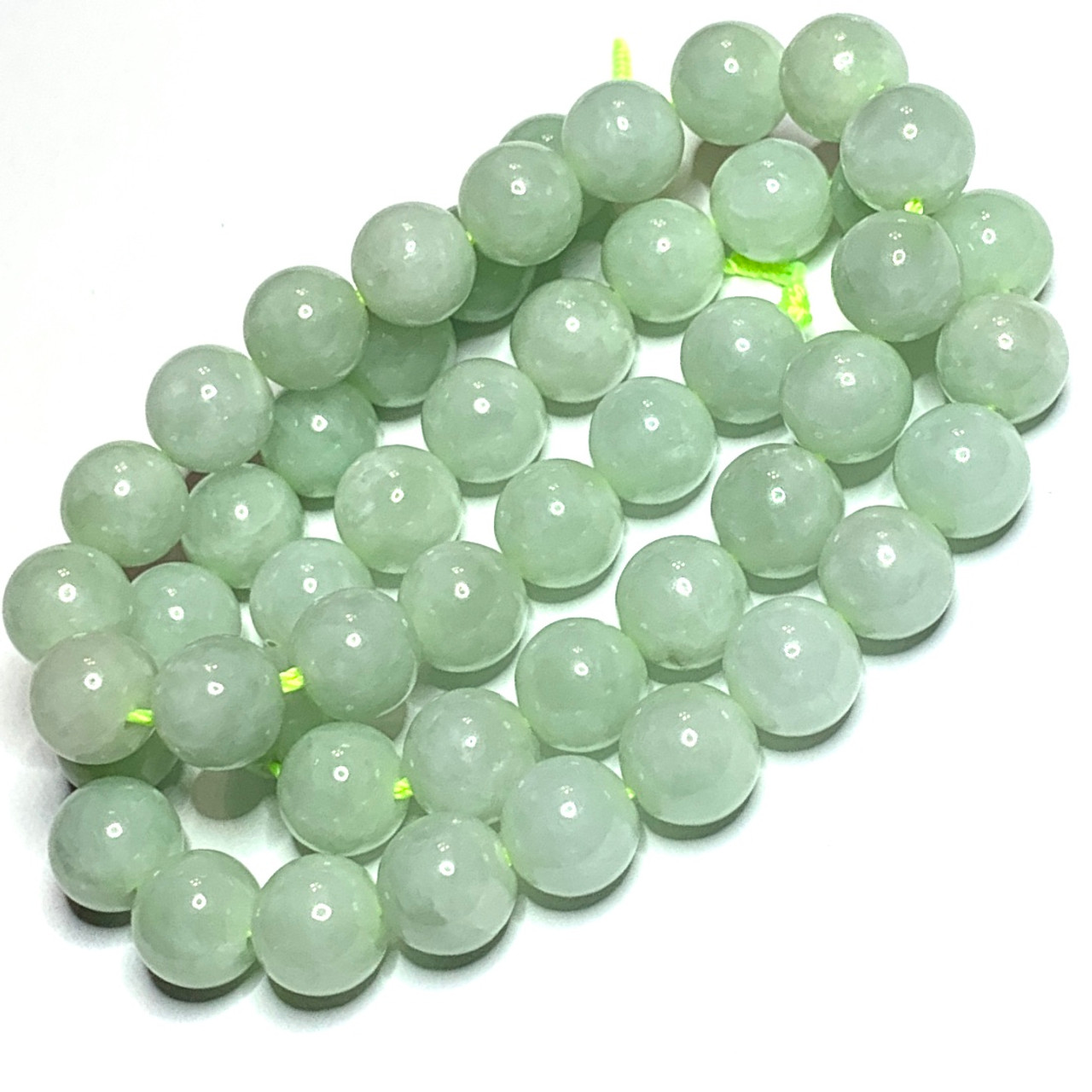 Highly Polished Burma Jade Round Beads-8mm