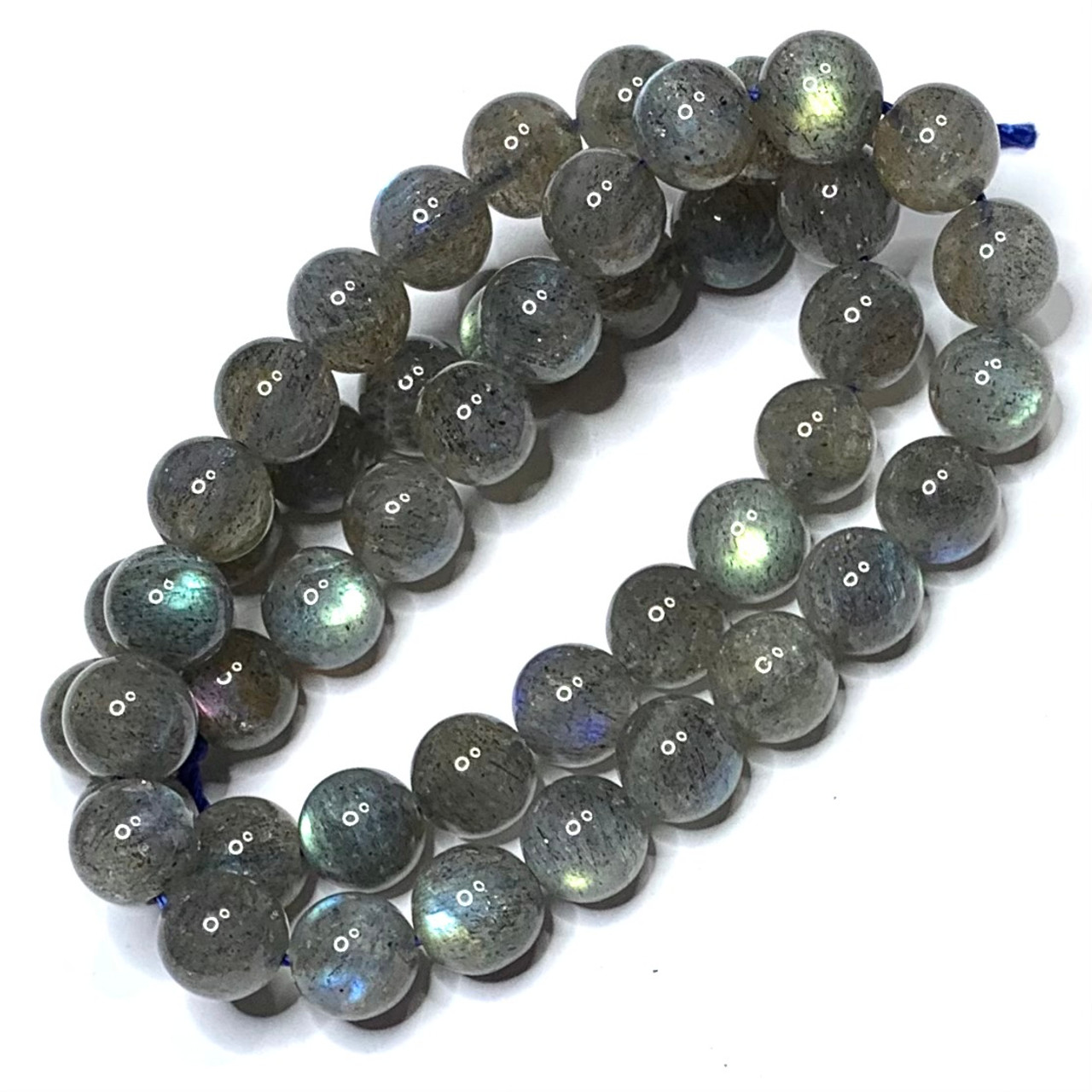 Labradorite Rainbow Frost Matte Rustic Round Stretch (8mm) Natural Gem –  GypsyGemsJewelryBox