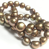 Freshwater Bronze Button Pearls