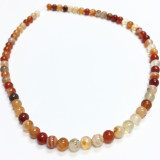 Carnelian Smooth round Beads-6mm