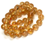 RARE-AA Grade Highly Polished Citrine Round Beads-10mm 