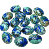 Azurite Domed Oval Cabochons-A+ Grade-20 x 15mm