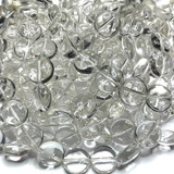 Quartz Crystal Puffed Disc Beads-12mm Avg. (SP3859)