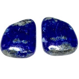 One of a Kind Banded Lapis Cabochon Pair-20 x 15mm-AA Grade (CAB4081)