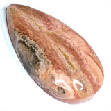 One of a Kind Rhodocrosite Pear Shaped Cabochon-32 x 18 x 8mm (CAB4538)