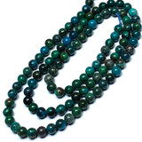 Chrysocolla Polished Smooth Round Beads-4mm (SP4943)