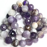 Fun Grade Amethyst Faceted Beads 8mm