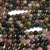 Rainbow Tourmaline Highly Polished Round Beads-6mm (SP5121)