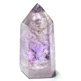 One of a Kind Amethyst with Rainbow Stone Tower-3 1/4 x 1 1/4 (NC5165)