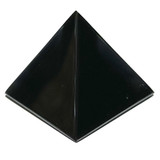 Black Obsidian Stone Pyramids -1 3/4" (NC5195)