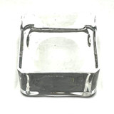 Clear Lucite Square Sphere Stands-1 1/4 x 3/4" (NC5235)