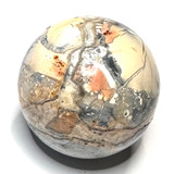 One of a Kind Maligano Jasper Stone Sphere-1 1/2"-NC5251 (NC5251)