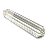 One of a Kind Faceted Crystal Quartz Double Terminated Point Stone-48 x 11mm (NC5400)