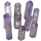 One of a Kind Amethyst Stone Tower Lot-10 Towers-28 -39mm (NC5417)
