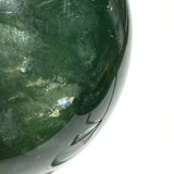 One of a Kind Green Fluorite with Rainbow Inclusions Stone Sphere-2" (NC5494)