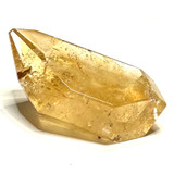 One of a Kind Honey Citrine with Rainbow Freeform Polished Stone-54 x 30mm (NC5536)