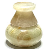One of a Kind Carved Onyx Jar-2 x 1 3/4"-NC5942