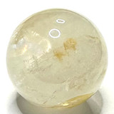 One of a Kind Golden Healer with Rainbow Inclusions Mini Stone Sphere-1"-NC5957 (NC5957)