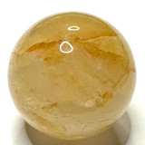 One of a Kind Golden Healer with Rainbow Inclusions Mini Stone Sphere-1 1/4"-NC5960 