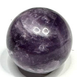 One of a Kind Trapiche Amethyst Mini Sphere Stone-1"
