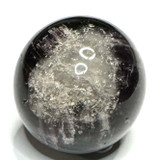 RARE-One of a Kind Trapiche Amethyst with Rainbow Inclusions Mini Sphere Stone-1" 