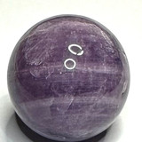 RARE-One of a Kind Trapiche Amethyst with Rainbow Inclusions Mini Sphere Stone-1"-NC6046