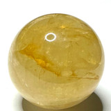 One of a Kind Golden Healer with Rainbow Inclusions Mini Stone Sphere-1 1/4"-NC6078 
