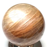 One of a Kind Peach Moonstone Stone Sphere-2 1/4" (NC6081)