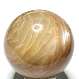 One of a Kind Peach Moonstone Stone Sphere-2 1/4" (NC6081)
