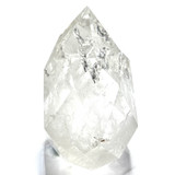 One of a Kind Crystal Quartz with Inclusions Point-3 1/2 x 2 1/2"