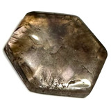 One of a Kind Super 7 + Ametrine and Pyrite Stone Slab-1 1/4 x 1"