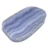 One of a Kind Blue Lace Agate Slab-2 x 1 1/4"