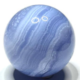 One of a Kind Blue Lace Agate Mini Sphere-1 1/4"
