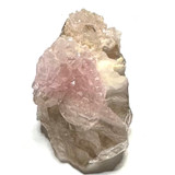 RARE-One of a Kind Canga Rosa Crystalized Rose Quartz Druzy Cluster-1 1/2 x 1"-NC6289