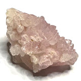 RARE-One of a Kind Canga Rosa Crystalized Rose Quartz Druzy Cluster-1 1/2 x 3/4"-NC6290