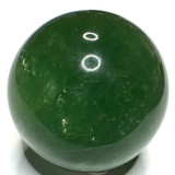 One of a Kind Green Fluorite with Rainbow Inclusions Sphere-2"-NC6543