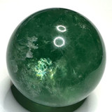 One of a Kind Green Fluorite with Rainbow Inclusions Sphere-2"-NC6544