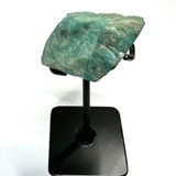 One of a Kind Amazonite Rough Cut Stone on a 3 1/4" Stand-2 x 1 1/4"
