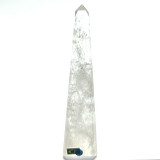 One of a Kind Quartz Crystal with Rainbow Inclusions Tower-4 3/4 x 1 1/4"