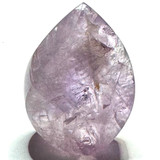 One of a Kind Amethyst with Rainbow Inclusions Flame Tower-2  x 1 1/2"