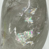 One of a Kind Phantom Quartz Crystal with Rainbow Inclusions Flame Tower-2 3/4 x 1 3/4"