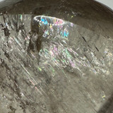 One of a Kind Phantom Smokey Quartz Crystal with Rainbow Inclusions Flame  Tower-3 3/4 x 2 1/4"