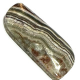 One of a Kind Crazy Lace Agate Cabochon-49 x 28 x 8mm