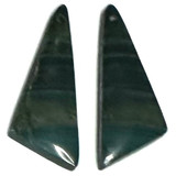 One of a Kind Indonesian Jade Pendant/Earring Pair-30 x 12mm-SP6822
