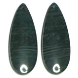 One of a Kind Indonesian Jade Pendant/Earring Pair-30 x 12mm-SP6823