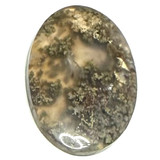 One of a Kind Moss Agate Cabochon-39 x 27mm