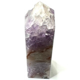 One of a Kind Pink Amethyst Stone Tower- 3 1/2 x 1 1/4"