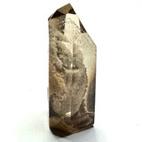 One of a Kind Smokey Garden Quartz  Mini Stone Tower-1 3/4 x 3 /4"