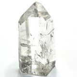 One of a Kind Manifestation Quartz Crystal with Rainbow Inclusions Tower Stone-2 3/4 x 1 1/4"