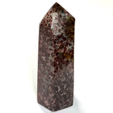 One of a Kind Garnet with Rainbow Inclusions Stone Tower-5 x 2"